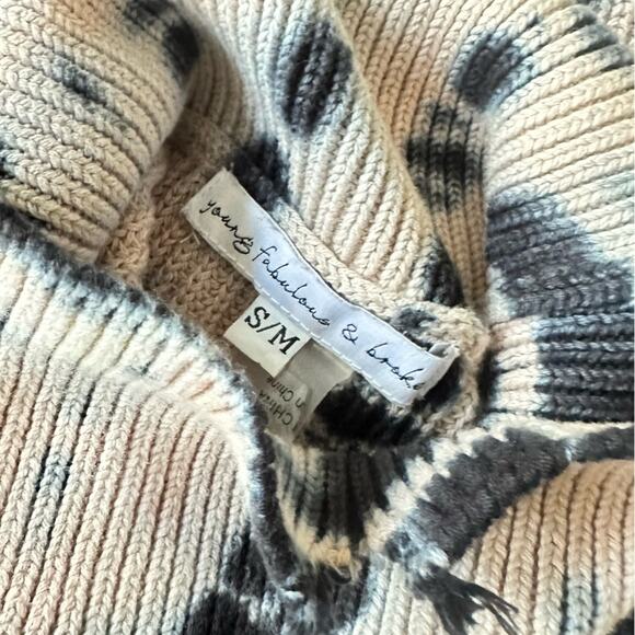 YOUNG FABULOUS & BROKE - CAMERON - women's turtleneck sweater - SIZE S/M - Picture 14 of 16